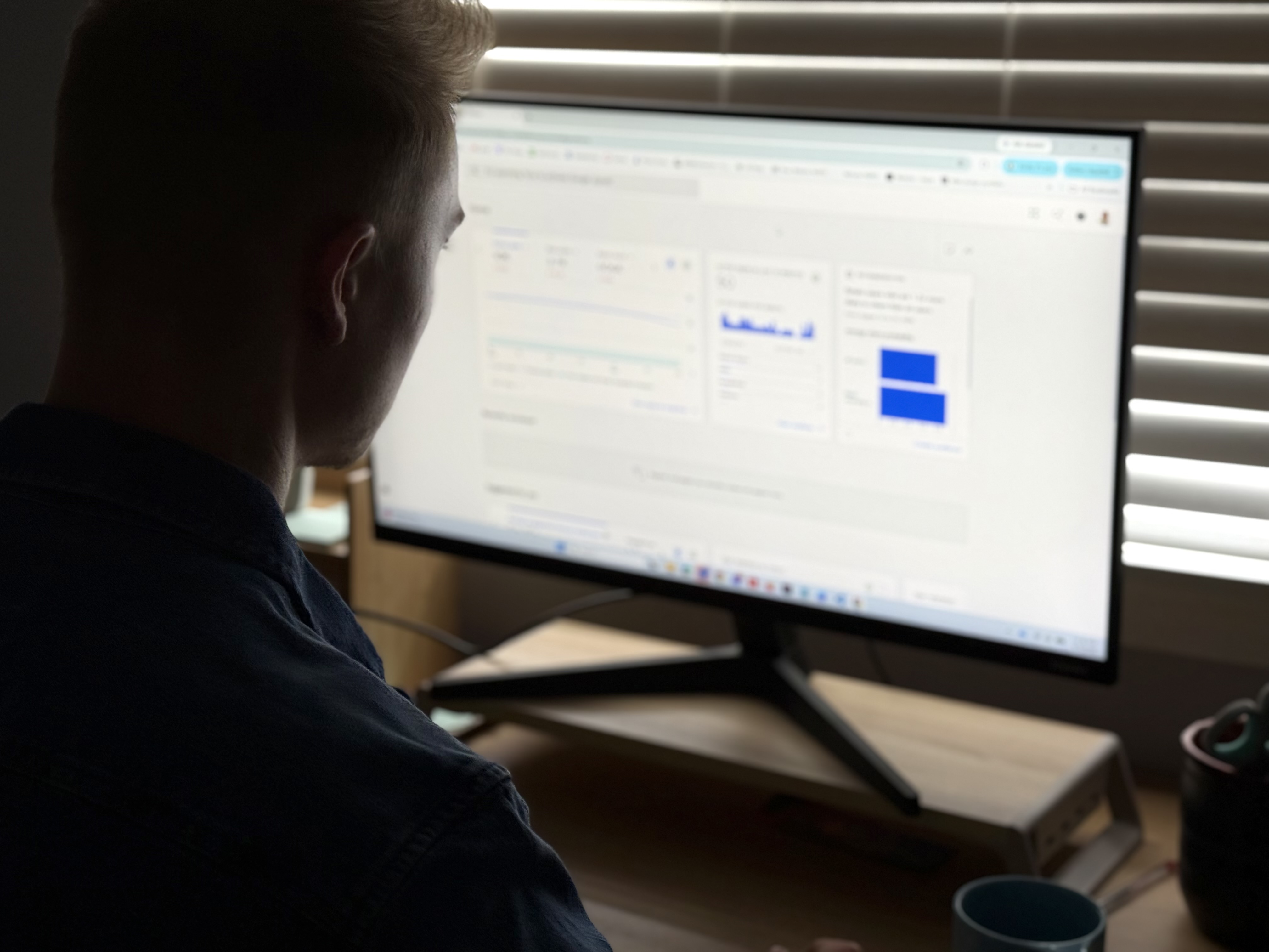 A web analytics dashboard.